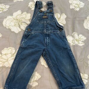 Vintage OshKosh B'gosh Denim Overalls- Size 2T